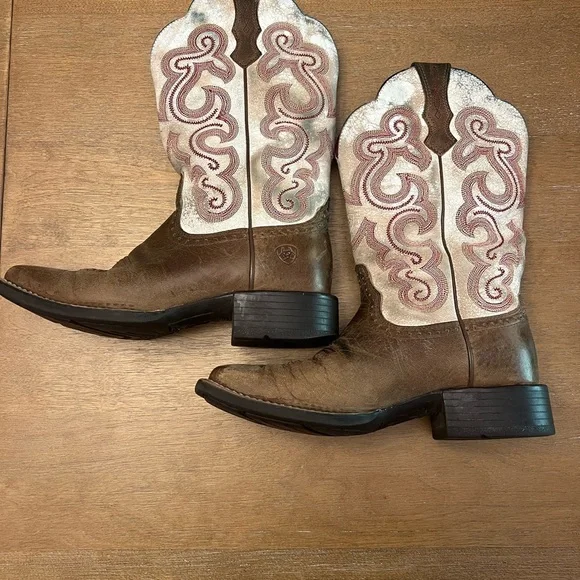 Ariat Women’s Quickdraw Cowboy Boots size 5.5 - Picture 3 of 9